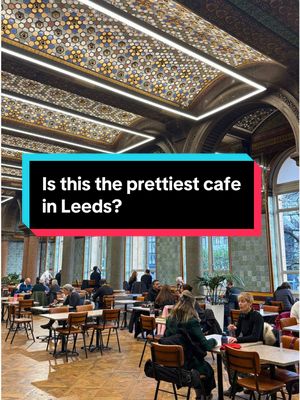 IS THIS THE PRETTIEST CAFE IN LEEDS? Hidden inside Leeds Art Gallery, you'll find the restored Victorian gem that is The Tiled Hall Cafe. It first opened in 1884 as a library reading room before being transformed into a sculpture gallery in 1888. In later years, it housed the commercial library until 2007, when it opened as a cafe. Today it's one of the most iconic places to eat in Leeds, with reminders of its fascinating past all around you. 📍 The Tiled Hall Cafe, 16-18 The Headrow, Leeds, LS1 3AA 🗓️ Monday to Saturday, 10am to 4.30pm and Sunday, 11am to 2.30pm #leeds #cafes #cafetok #historytok  
