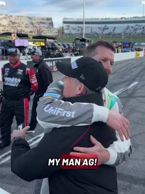 That win sinking in for Alan and #JeffGordon 🙌 