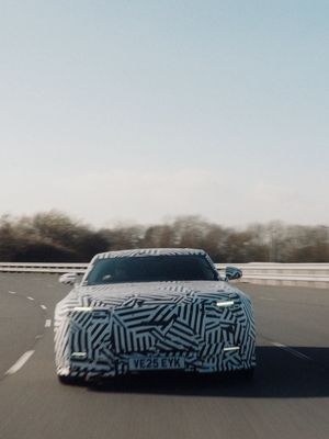 Trace the feeling. Before the new four-door GT, our engineers studied the vehicles that defined Jaguar. From E-type to XJ, each era was shaped by the same two instincts: power and refinement, in balance. That legacy continues today. #Jaguar — Camouflage vehicle shown is a prototype. Final production model may differ. Performed by professional drivers under closed test conditions. Do not attempt. Heritage vehicles shown not available for sale.