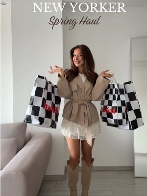 New spring haul from @NEW YORKER 😍 Comment your fav look & I’ll send details 💌 Neutral tones only 🤎 (no colors this time) Which look would you steal?  #newyorker #outfitideas #foryou #fashiontiktok #outfits 