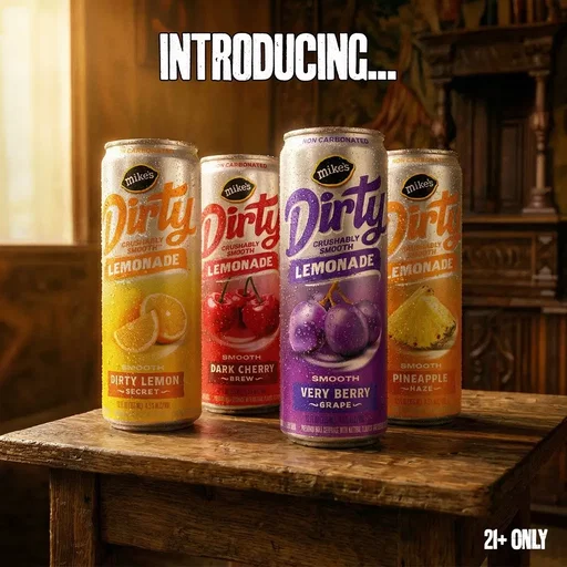 Dirty never tasted so smooth 👀 With new bold flavours, our new non-carbonated Dirty Lemonade is on shelves now.