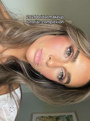 a highly requested video this time of year every year - my updated bridal makeup if I were a 2026 bride 🫶🏼👰🏼‍♀️ I linked everything I used on Shopmy - these products are the BEST for natural, glowing bridal skin that will also wear all day long #bridalmakeup #2026bride  #weddingmakeup #bridalglam