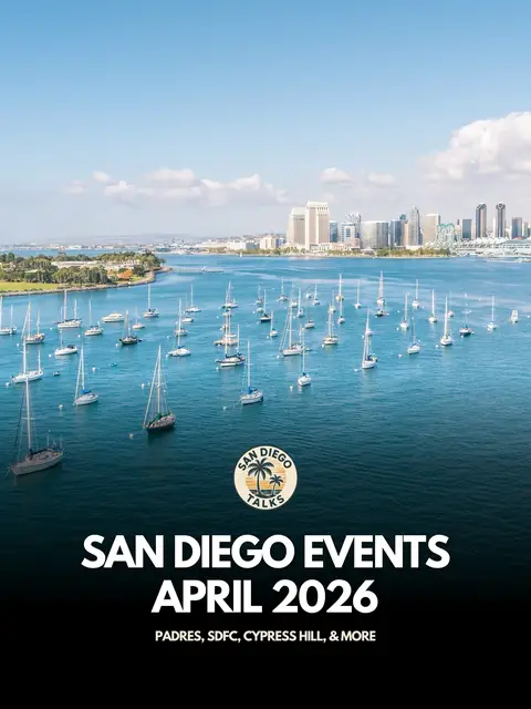 April 1st ⚾️ Padres Home Game vs Giants 🏒 Gulls Home Game vs Tuscon April 2nd 🎶 2 Chainz at Nova SD | 10pm April 3rd 🏒 Gulls Home Game vs Bakersfield April 4th 🍺 North Park Festival of Beers 🏉 Legion Home Game vs New England April 9th ⚾️ Padres Home Game vs Rockies April 10th ⚾️ Padres Home Game vs Rockies 🎶 Black Coffee at Rady Shell | 3pm April 11th  ⚾️ Padres Home Game vs Rockies ⚽️ San Diego FC vs Minnesota FC 🏃‍♀️ San Diego Beach & Bay Run April 12th ⚾️ Padres Home Game vs Rockies April 13th 🎶 Royel Otis at The Sound | 8pm April 14th ⚾️ Padres Home Game vs Seattle April 15th ⚾️ Padres Home Game vs Seattle 🏒 Gulls Home Game vs Tuscon April 16th ⚾️ Padres Home Game vs Cubs April 17th 🥍 Seals Home Game vs Las Vegas April 18th 🏒 Gulls Home Game vs Coachella 🎶 Cypress Hill at Petco Park | 6pm April 19th 🏉 Legion Home Game vs Seattle April 22nd 🎶 Charlie Puth at Viejas | 7:30pm April 23rd 🌸 Art Alive at SD Museum of Art April 24th 🏎️ La Jolla Concours d'Elegance 🌸 Art Alive at SD Museum of Art April 25th ⚽️ San Diego FC vs Portland 🚗 Chicano Park Day Celebration  🐼 Panda Fest at Waterfront Park 🎸 Adams Avenue Unplugged 🏎️ La Jolla Concours d'Elegance 🌸 Art Alive at SD Museum of Art 🎟️ Encinitas Spring Street Fair April 26th 🐼 Panda Fest at Waterfront Park 🏎️ La Jolla Concours d'Elegance 🌸 Art Alive at SD Museum of Art 🎟️ Encinitas Spring Street Fair April 27th - 29th ⚾️ Padres Home Game vs Cubs _________ Follow @sandiegotalks to stay in the loop with all things San Diego. #sandiego #sandiegoevents #sandiegolife 