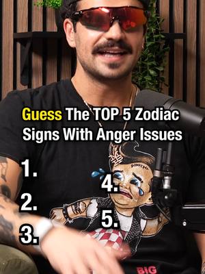 Top 5 Zodiac Signs with Anger Issues 😳