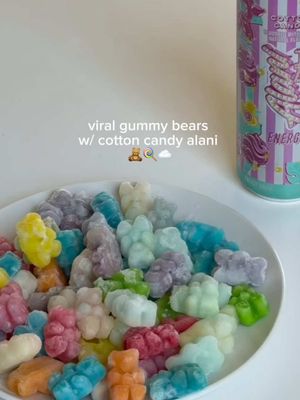 so good we HAD to make them again 😋🧸 #alani #viral #gummybears 