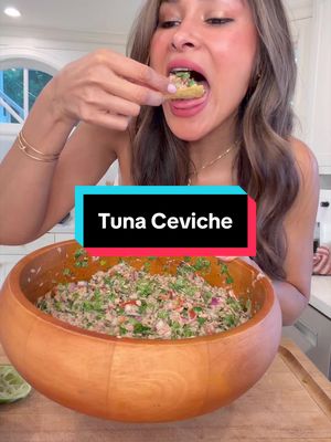 High Protein Tuna Ceviche 🐠🍋 #keto #EasyRecipe #lowcarb 