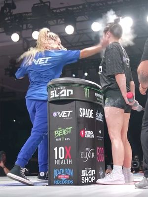 THIS MY SH*T 😤 The @Hollyhood Haley j is back! [ $VET #PowerSlap19 | April 17 at @The Cosmopolitan of Las Vegas | Tickets at link in bio 🎟️ ]