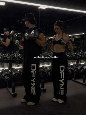 my swolemate 🫶🏼 @DFYNE code BREE #gymcouple #couplegoals #couplegoal #gym #dfyne 