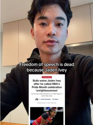 Jaden Ivey did not cut because freedom of speech is dead, he got cut because of economics