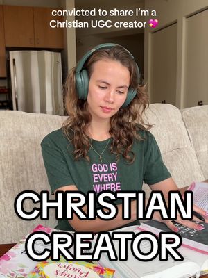 This month I publicly professed my faith on the biggest stage I’ve been given so far at UGC Creator Connect. 🎤 The response from creators like @Britt ✦ Drake meant so much to me.  It’s Holy Week, and looking back on the month there’s nothing I’m more proud of than how I gave God the glory on one of my biggest days ✝️ It’s interesting we’ve been made to feel like it’s “a risk” to talk about faith if we have a business.  There’s nothing I want to talk about more.  Drop a ✝️ in the comments if you’re a Christian UGC creator too 🫶 I know there’s more of us 💖👯‍♀️ #christianugc #christianugccreator #christiancontentcreator #ugccoach #pinkcollarclub 