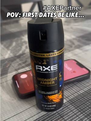 POV: You saved the first date from disaster… Be more subtle like the new AXE spray tec! @AXE_US #AXEPartner #bodyspray 