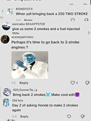 You asked and we listened🤝 #hondamotorcycles #twostroke #jujutsukaisen #motorcycle #AprilFools 
