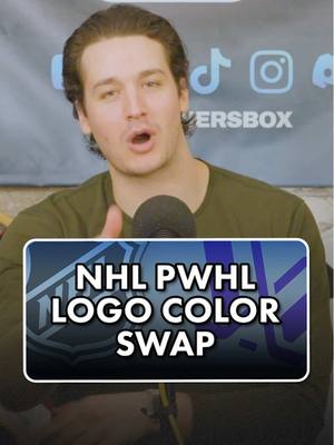 NHL AND PWHL LOGO COLOR SWAP #NHL #pwhl #logo #hockey 