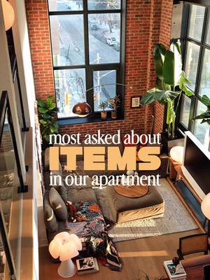 Part I • • #interiordesign #apartmentdecor #homedecor #homeinspo #homebody • • mid-century modern | toronto interior | brick loft living | warm light | lived-in spaces | hard loft | tall ceilings | large windows | natural light | vintage furniture | statement lighting | plants | architectural details | open living | modern apartment | home atmosphere | interior styling | design focused | quiet spaces