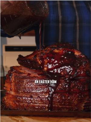 Getting ready for Easter? Try this Smoked Easter Ham with Kingsford Craftsmoke Pellets -To make the pre-glaze, mix together:  	1 cup honey  	1 stick butter 	3 tbsp dijon mustard -Cover the ham inside and out with the pre-glaze. -Place on the grill at 325F indirect for 2 hours (or until it looks the way you want). -To make the post-glaze, combine and simmer: 	1 cup Brown Sugar 	1 cup Cherry Preserves 	4 tbsp Apple Cider Vinegar 	4 tbsp Orange Juice, and  	1/2 cup Maple Syrup 	3 tbsp Dijon Mustard -Let the glaze cool and then apply it to the ham 15 minutes before the end. -Take it off, let it rest for 15 minutes, then enjoy.
