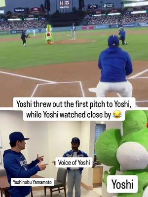 😂😂😂 (via @Los Angeles Dodgers) #espnsocial #baseball #yoshi 