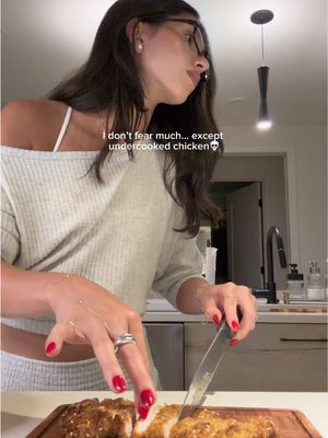 It can be FULLY cooking for 2 hours & I still need to make sure it’s cooked😅 #cooking #chicken #girlthings 