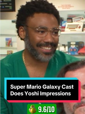 #TheSuperMarioGalaxyMovie star Donald Glover rates his cast members' Yoshi impressions. #yoshi #donaldglover #supermario #mario