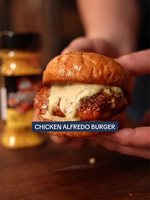 Garlic Butter Chicken Sandwich 🐔 🍔 #clubhousepartner If you like garlic, butter, and creamy alfredo, then this chicken sandwich is a must try! 🔥 Ingredients: 🔸La Grille Garlic Butter Seasoning from @Club House Canada  🔸Chicken Thighs (Deboned) 🔸Honey 🔸1 tsp French’s Dijon Mustard 🔸1 cup Butter (2 sticks) divided 🔸1½ cups Heavy Cream 🔸1 tsp Club House Black Pepper 🔸2 cups grated Parmesan 🔸Buns 🔸Chopped Parsley for garnish (optional) 🔥 Recipe: 🔹Pre-heat your smoker or oven to 325°F. 🔹Debone your chicken thighs (if needed) and season all sides with Club House La Grille Garlic Butter Seasoning. 🔹While your chicken thighs cook, mix and melt honey, ½ cup of butter, and dijon mustard together. 🔹When your chicken thighs hit 165°F, glaze them with the honey butter mixture. Let them cook for another 10 minutes or until they hit 175-185°F (This temp is best for thighs). 🔹In a skillet on medium-low, mix ½ cup of butter with heavy cream and simmer for 2 minutes. Then mix in Club House La Grille Garlic Butter seasoning, pepper, and parmesan. Whisk together until smooth. 🔹Toast both halves of your buns. Brushing them with melted butter and topping with parsley (optional). 🔹Assemble your sandwich and enjoy! #EasyRecipe #grilling