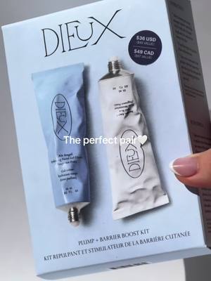 Layer for your skin barrier☁️ Air Angel: Visibly plump, hydrate, and smooth skin Instant Angel: Nourish the skin while giving an ethereal glow #titkokshop #titkok #dieuxskin #dieux #instantangel 