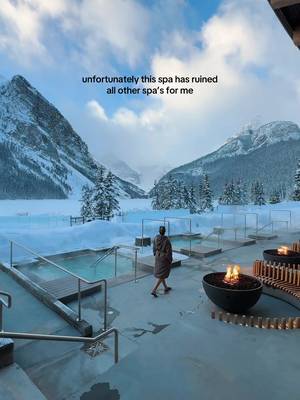 The most beautiful spa Basin Glacial Waters, Fairmont Chateau Lake Louise 