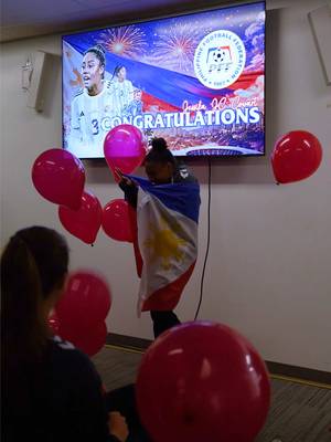 Congrats JC on qualifying for the 2027 @FIFA Women’s World Cup and for 50 caps with the Philippines National Team 🇵🇭🎉 We’re so proud and grateful to have you on our team 🫶