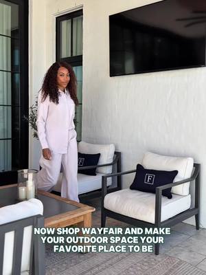 #ad POV: we finally made our outdoor space somewhere we actually want to be! All it took was a few key pieces and now we’re out here every single day… mornings, after school, weekends… you name it. Wayfair really has outdoor seating for every kind of space and made this whole refresh way too easy. Spending time outside just feels different now. #wayfaircreator #outdoor