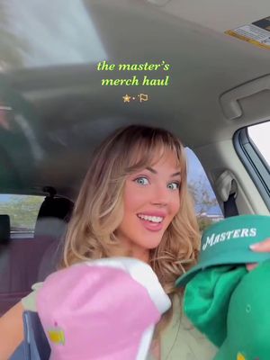 everything i got at the masters! people go CRAZY for masters⛳️ merchandise! i saw people with like 8 bags of merch out there. its a phenomenon like no other.😂 how much are you dropping on masters merch💰