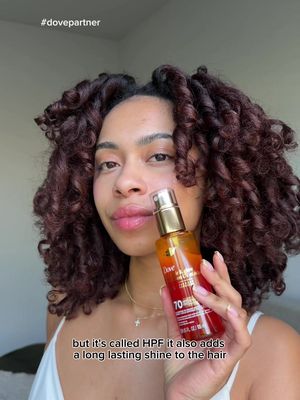 the new @Dove Beauty & Personal Care UV repair + glow line is my go-to this summer for protecting my hair from protein damage caused by the sun & keeping it glowing, healthy, and shiny #hairroutine #dove #doveuv #dovepartner 