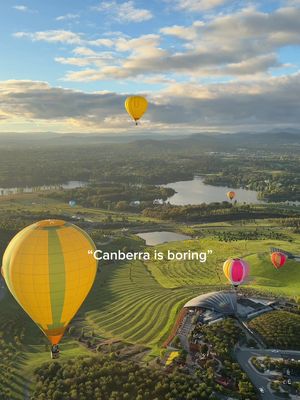 I can promise you Canberra is far from boring. I love this beautiful city 🥹🫶🏼 #canberra #canberrathingstodo #balloonfestival #australiatravel #australia 
