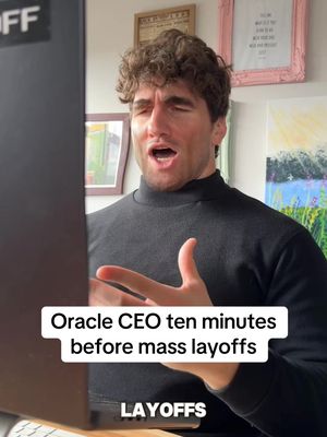 Oracle is changing the world #comedy #oracle #techceo #layoffs #Tech 