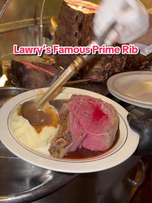 Trying the famous prime rib from Lawry’s in LA  #primerib #lafood #steak