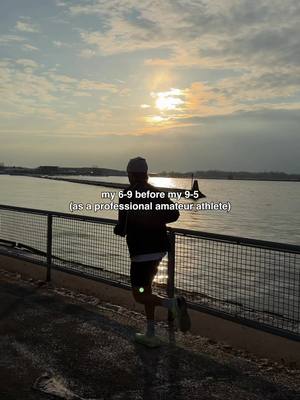 Sights and sounds of the morning as a professional amateur athlete 