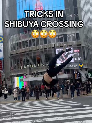 What the hell is happening in Shibuya?? #shibuya #shibuyacrossing #tokyo #tricking #japan 