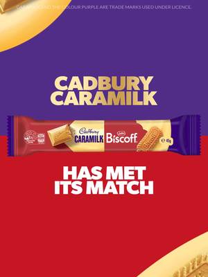 Smooth Cadbury Caramilk and crunchy Biscoff caramelised biscuit. Try it first at 7-Eleven.
