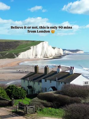 Day trip from London you don’t want to miss 🌊  📌 Seven sisters is one of the most stunning coastal spots in the UK 🇬🇧  Here’s how to get there 👇🏻 🚆 By public transport Option 1  - Train from London Victoria or London Bridge to Seaford - From Seaford station, walk along the promenade towards Seaford Head and join the coastal path This route is the most scenic, but be ready for a longer walk Option 2 - Train to Eastbourne - From Eastbourne, take a bus to Seven Sisters Get down at  🚌 Seven Sisters Park Centre - longer walk 🚌 Birling gap - minimal walking 🚗 By car Drive to Seven Sisters Country Park Postcode: BN25 4AD There’s a main car park near the visitor centre #sevensisterscliffs #daytripfromlondon #weekenddaytrips #uktravel #englandtravel  Day trip from London, things to do near london, seven sisters national park, weekend trip from london, coastal day trip from london