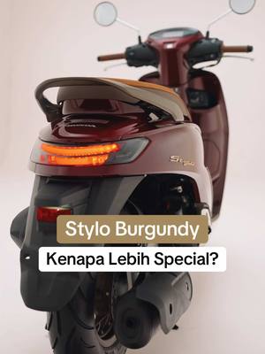 Masalah Minho: Motor: selera Old Money 💰 Dompet: masih Old Problem 😪 #Stylo160 #StyloBurgundy #Retro #ootdindo #outfitharian