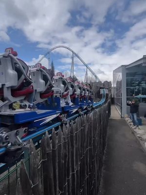🐄💥🎢 #coaster #cow #bluefire