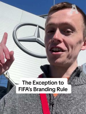 Several NFL stadiums have been told they must scrub themselves of pre-existing branding ahead of the 2026 World Cup.  After 18 months of discussions, Atlanta’s Mercedes-Benz Stadium got an exemption.  #fifa #worldcup #Soccer #football 