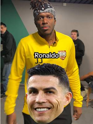 Two worlds collide 🤯 @KSI @toby_bull11 #primefc #ballerleague #ksi #ronaldo7 #cr7cristianoronaldo 