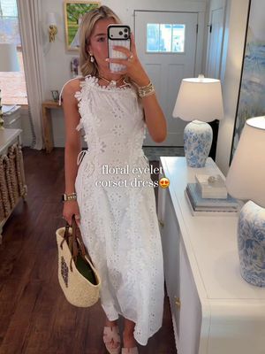 YALL. The video doesn't do it justice- it's even prettier in person!! SO excited to wear this in beach pics- this also would be perfect for a bride😍  wearing size S & I'm 5'9! #SummerFashion #beachoutfit #vacationdress #2026bride #boujeeonabudget 