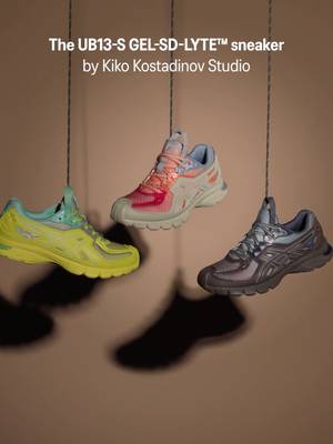 Three colors, one vision. The UB13-S GEL-SD-LYTE™ sneaker by Kiko Kostadinov Studio. Launching April 3. #ASICS #SportStyle #sneakers #KikoKostadinov