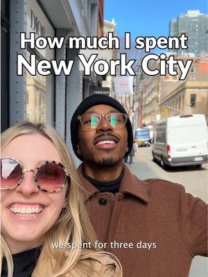 How much we spent for 3 days in NYC 🚕🥯☕️ We had the best trip to NYC, and here’s what we ate + got up to while we were there!  🥯Pop Up Bagels - $14.30 USD / $20.18 CAD 🍌Magnolia Bakery - $7.25 USD / $10.22 CAD ☕️Caffe Paradiso - $7.63 USD / $12.78 CAD 🐠Fish Cheeks - $94.08 USD / $133.17 CAD 🎭Comedy Cellar - $62.26 USD / $72.18 CAD ☕️Cafe Lyria - $14.04 USD / $19.87 CAD 🍪Levain Bakery - $6.90 USD / $9.76 CAD 🥙Tziki Souvlaki - $54.88 USD / $77.96 CAD ☕️La Cabra - $16.33 USD / $18.86 CAD 🥯Leon’s Bagels - $39.85 USD / $46.03 CAD ☕️787 Coffee - $18.78 USD / $22.63 CAD 🍕Lucia Pizza of SoHo - $25.04 USD / $34.71 CAD 📸Old Friend Photo Booth - $9.04 USD / $12.66 CAD 💰TOTAL - $370.38 USD / $491.01 CAD #NewYorkCity #NYC #WhatISpentInNYC #NYCPrices #CostOfNYCTrip  