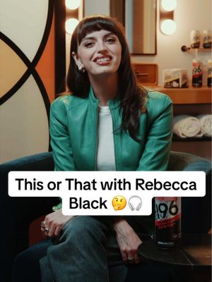 #ad21+ Whether she's DJing a Konbini Backroom with #SuntoryMinus196 or cutting up in Brooklyn, @rebecca black is taking fans on a journey. 🙌 Get insight into her decision-making in her This or That.