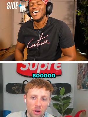 Booing is crazy 🤣 #sidemen #sideplus #sidecast 