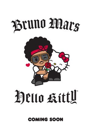 Kawaii meets Romantic ♥️🌹🎶 #HelloKittyxBrunoMars 