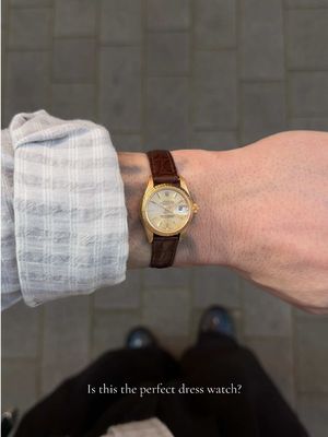 I’m still absolutely obsessed!  #oldmoneystyle #rolex #boyaesthetic #datejust #dresswatch 