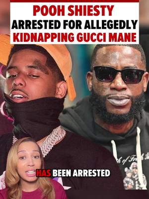 🚨Pooh Shiesty has been arrested after the DOJ alleges he kidnapped and robbed Gucci Mane and several victims at gunpoint inside a Dallas music studio.