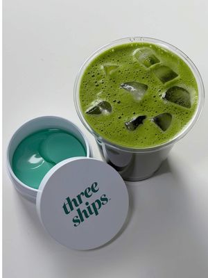 Simple fix: matcha & eye mask💚