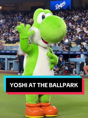 he’s just a baby 😭💚 #MLB #yoshi #nintendo #supermario #dodgers  @The Super Mario Galaxy Movie 